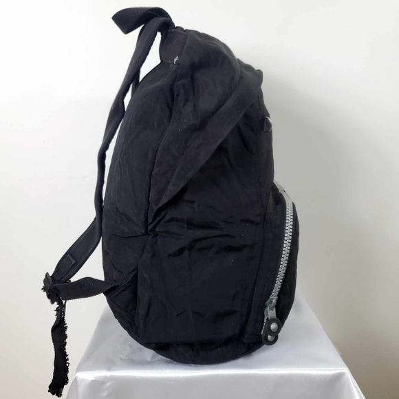 Kipling Black Backpack One Pocket Adjustable Straps - Picture 6 of 12